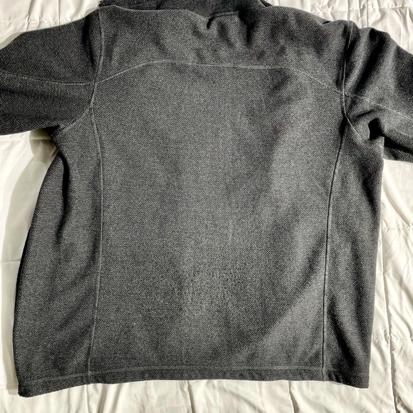 The North Face charcoal grey full zip 4 pocket jacket large - Picture 6 of 7